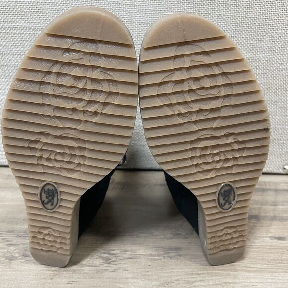 SOFFT AQUA 9M Boots SIRI Wedge Bootie Sneaker Ruching Suede Zip Waterproof - Picture 8 of 9